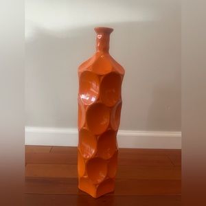 Orange vase